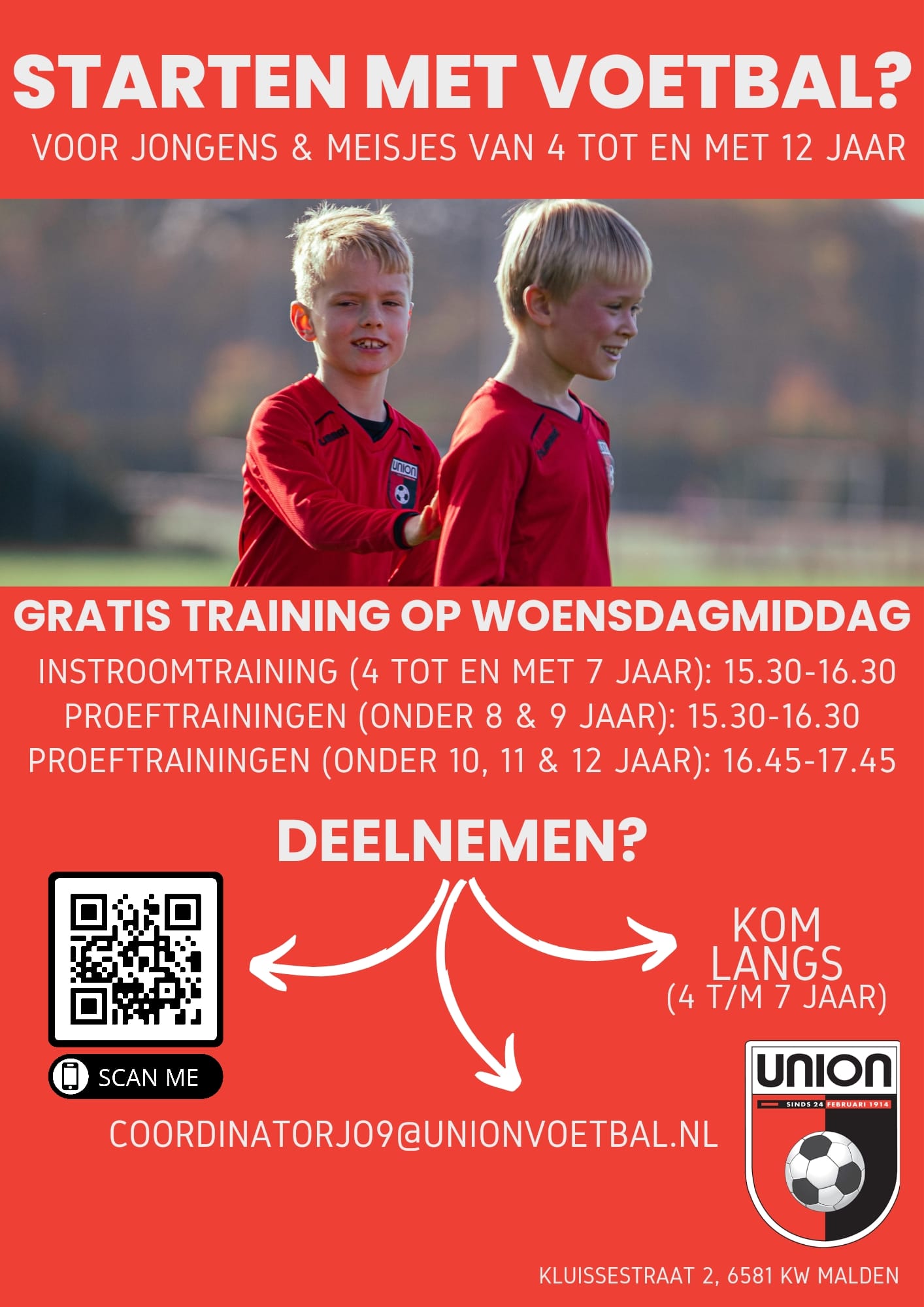 Trainen bij de F-Joost?