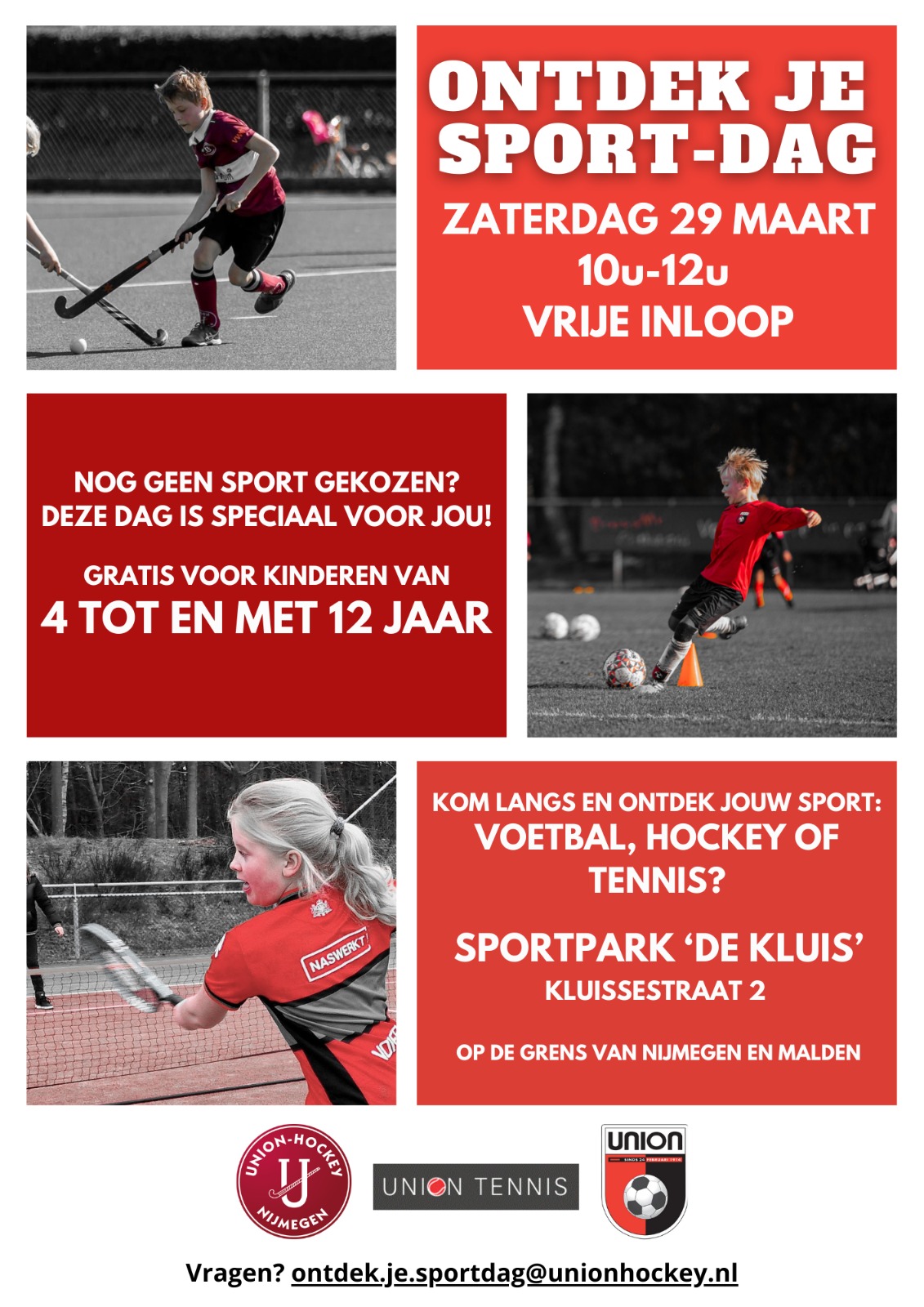 Ontdek je Sport-dag op Sportpark de Kluis